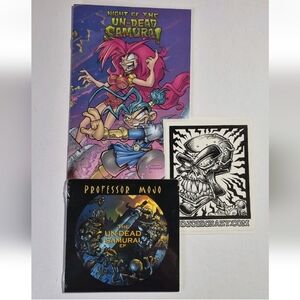 The Un-Dead Samurai EP Comic and CD Set